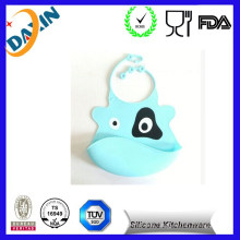 Wholesale in China High Quanlity Silicone Baby Bib